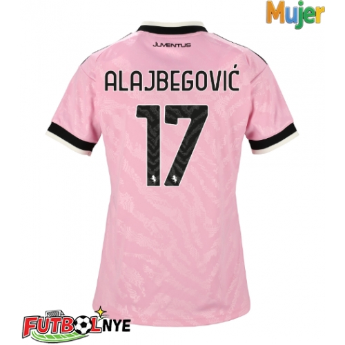 Camiseta Juventus Kerim Alajbegovic #17 Visitante Equipación para mujer 2026-27 manga corta